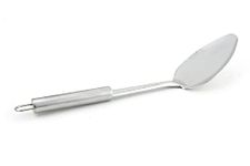 APOLLO THE HOUSEWARES BRAND Solid Stainless Steel Serving Spoon - Perfect for Plating Food and Serving - With Eyelet for Easy Hanging on a Utensil Hook