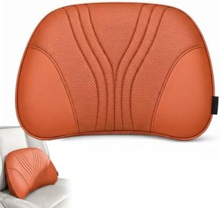 TEAL LAUREL Universal Memory Foam Car Lumbar Support Pillow (Orange)