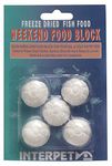 Interpet Slow Release Weekend Mineral Fish Food Block with Freeze Dried Food