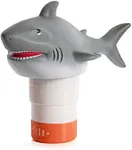 XY-WQ Chlorine Floater, Floating Pool Chlorine Dispenser (Shark), Fits 1 and 3 Inch Tablets for Large and Small Pools, Hot Tub, Spa