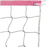 Champion Sports Vinyl Volleyball Nets, Neon Pink, 32 x 3-Feet