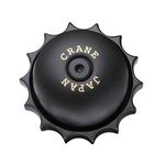 Crane E-ne Revolver Bike Bell, for E-Bikes, City Bikes, Moutain Bikes, and Cruisers. Fits Bars diameters 22.2 to 25.4mm
