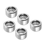 Kozelo 5pcs HK1512 Needle Roller Bearings - [15mm Bore Dia x 21mm OD x 12mm Width] Drawn Cup Open End for Agricultural Construction Equipment, GCr58