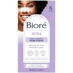 Biore Ultra Pore Strips with Glycerin,6 Count (Pack of 1),package may vary