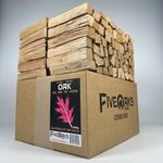 FiveOaks Firewood Pizza Oven Wood for Wood Fire Pizza Oven, Mini Oak Firewood. 5 Inch Oak Wood (1,000 Cubic Inches) ~5" Kiln Dried Firewood for Ooni Pizza Ovens, Gozney, Bertello Pizza Oven