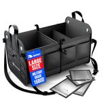 Starling's Car Trunk Organizer - Durable Storage SUV Cargo Organizer Adjustable, Black