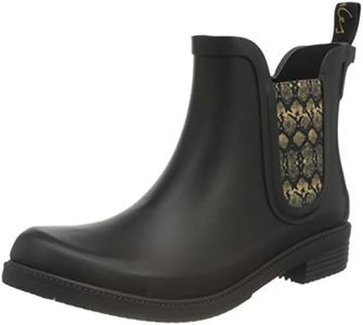 Joules Women's Rain Boot, Black, 9