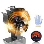 6-Blade Heat Powered Stove Fan for 