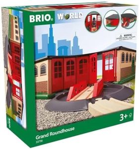 BRIO - Gran depósito de Trenes Circular (33736)