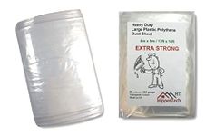 Extra Strong 4m x 5m Heavy Duty Large Plastic Polythene Dust Sheet 13ft x 16ft Painting Masking (Floor Windows) *ODORLESS (1x Extra Strong Large Polythene Dust Sheet)