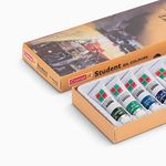 Camel Kokuyo Student Oil Color Box - 20ml Tubes, 12 Shades