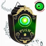 Halloween Doorbell Decoration,Animated One-Eyed Lightup Eyeball DoorBell with Spooky Sounds,Trick or Treat Event for Kids,Halloween Party Haunted House Props Decor