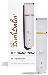 Bushbalm Electric Bikini Line Trimmer and Shaver for Close Grooming and Pre-Wax Preparation, The Francesca Bikini Trimmer