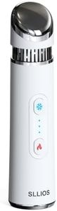 Depuffing Wand for Eyes & Face, 2-In-1 Cold & Heat Facial Rollers White