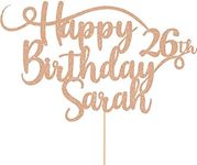 Personalised Happy Birthday Glitter