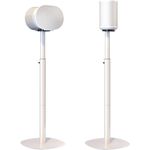 Speaker Stands for Sonos Era 100 SL, Era 100 & Era 300 - Height Adjustable Floor Stands 29.1''–39'', Dual-Mount Base Design, Concealed Cable Management, 11 lbs Max Load, 1 Pair, White