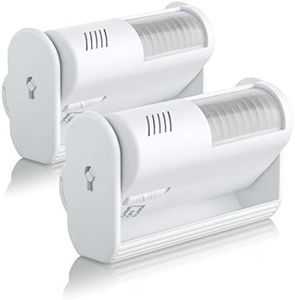 SEBSON® Motion Sensor with Alarm and Bell, Continuity Detector, Battery Operated, Alarm System, Pack of 2