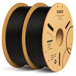 ELEGOO 2pcs PLA+ Filament 1.75mm, 3D Printer Filament, Dimensional Accuracy +/- 0.02 mm, Tough & High Strength, Compatible with Most FDM Printers Black(1KG/Spool, 2.2 lbs)