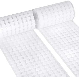 2016Pcs (1008Pairs) 0.39 Inch Self Adhesive Hook and Loop Dots, White Sticky Back Round Fastener Dots, Water Resistant Reusable for School Classroom Arts Crafts Scrapbooking Home Office Organization