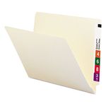 Smead End Tab File Folders, Letter Size, Straight Cut, 11 Point, Manila, 100 Per Box (24100)