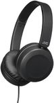 JVC Foldable Lightweight HA-S31M On-Ear Headphones with Built-In Remote, Microphone and Call Handling, Black