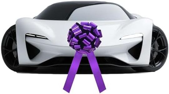 21Inch Giant Gift Bow for Car,Big Bow for Car Huge Car Bow,Big Present Bow 21Inch-Purple