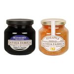 LA VIEJA FABRICA JAM Combo Pack of Blueberry jam 280G and Pineapple jam 350G