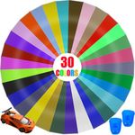 Roryimke 3D Pen Filament Refills 30 Colors 3D Printing Pen Filament Refill with 2 Finger Caps 1.75mm 3D Drawing Pen Refill Each Color 10 Feet, Total 300 Feet for 3D Pen