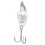 Personalized Fishing Lure Hook Engraved Fishing Hook Fisherman Gift for Dad Birthday Christmas Anniversary Father's Day (1 Year&I Still Hooked Love,Your Best Catch Even)