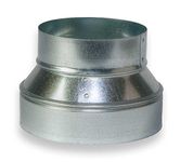 5" to 4" OR 4" to 5" Round Metal Pipe Reducer OR Increaser - Galvanized Steel Construction