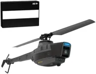 KKXX C128 Scout Drone RC Helicopter, 2.4G 4CH Single Rotor Reconnaissance Military RC Aircraft with 1080P Wide-Angle Camera Gift for Adult