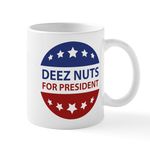 CafePress Deez Nuts Mug Mugs 11 oz (325 ml) Ceramic Coffee Mug
