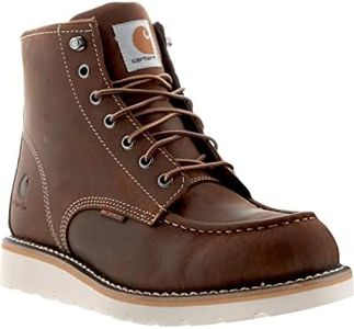 Carhartt Men's 6" Waterproof Wedge Boot Moc Toe Brown 10.5 EE