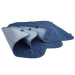 Careboree Pack of 3 Small Quilted Underpad 18"X24" Reusable Incontinence Bed Pads Washable Waterproof Extra Absorbent Chair Pads Wetting