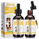 Yeast Infection Treatment For Dogs, Dog Yeast Infection Treatment,Natural In Dogs For Itchy Dog Skin Relief Inflammation, Allergy Relief, Support Immune System (2 PC)