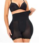 VIKSON INTERNATIONAL Sexy Hip Butt Thigh Lifter with 2 Big Sponge Pads | Sarees HIGH Waist Shorts Style Shapewear | Buttock Hip Enhancer Fake Ass for Girls Women. (M, Black)