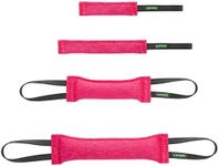 Viper Heavy Duty French Linen Dog Bite Tug Toy - K9 Trainer, Tough and Durable for Dogs Shutzhund IPO K-9 - Pink - 16in L x 2.5in W