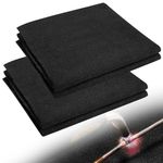 2 Pack Carbon Felt Welding Blanket- 1800°F Fire Resistant Soldering Mat Flame Retardant Fire Blanket Protective Welding Tools Insulation Pad for Welding Brazing Plumbing Supplies, 12" x 36"