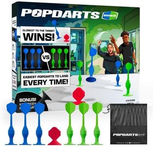 Popdarts Game Rookie Pack – Beginner-Friendly Suction Cup Dart Game for Kids, Families, and New Players | Indoor & Outdoor Target Toss Game | Fast Setup, Durable, Simple Rules, and Fun for All Ages!