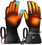 Heated Gloves, Electric Gloves Heated for Men/Women Rechargeable, Waterproof Work Motorcycle Glove for Winter Outdoor