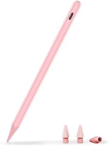 Pencil for iPad Pro 11/12.9inch, Stylus Pen for iPad Pro 6th/5th/4th/3rd Generation, iPad 10/9/8/7/6th Generation, iPad Air 5th/4th/3rd Generation, Pencil for 2018-2023 iPad Mini 6/5 (Pink)