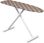 Mabel Home Ironing Board, Made in Europe by Mabel Home, Adjustable Height, Extra Thick Heavy Duty Padded Cover, Extra Cover Included (3 Different Models & Sizes) (T-Leg (53" x 14"))