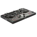 Hercules DJ Inpulse 300 Dj Controller With Usb 2 Tracks With 16 Pads And Sound Card, Black