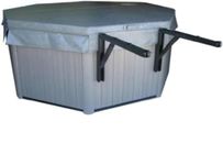 ABC Spa 4 Roller Hot Tub Cover Lifter – Durable Plastic Material, Stainless Steel Hinge Bolt Spa Lifter, Weight up to 75 Pounds, Square & Rectangle Tubs up to 8' Wide