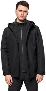 Jack Wolfskin Mens 2026 Taubenberg 3 In 1 Jacket - Black - XL