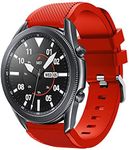 Bands for Samsung Gear S3 Frontier/Classic Watch Silicone Bracelet, Sports Silicone Band Strap Replacement Wristband for Samsung Gear S3 Frontier / S3 Classic (Red)