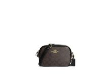 Coach Women's Mini Camera Bag (IM/Brown/Black), Black, 1 Count (Pack of 1)