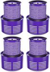 VEVA 4 Premium Vacuum HEPA Filters Set Compatible with Dyson Cyclone V10, SV12, Filter Part # 969082-01