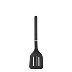 KitchenAid Premium Nylon Slotted Turner Spatula - Onyx Black | Non Stick Cooking Tool Flipping Eggs, Dosa, Pancakes, Burgers | Heat Resistant, Durable, Ergonomic Handle & Dishwasher Safe