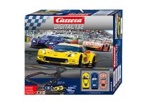Carrera Digital 132 Spirit of Speed Car Racing Track Set, Toy for Adults and Children from 8 Years, 8 m Race Track with Porsche, Aston Martin & Corvette with Front and Rear Light, Gift for Easter